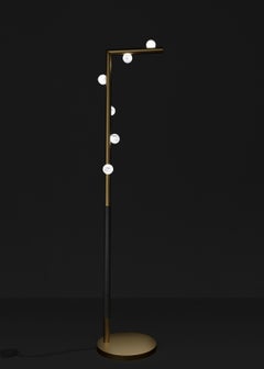 Demetra Bronze Floor Lamp by Alabastro Italiano