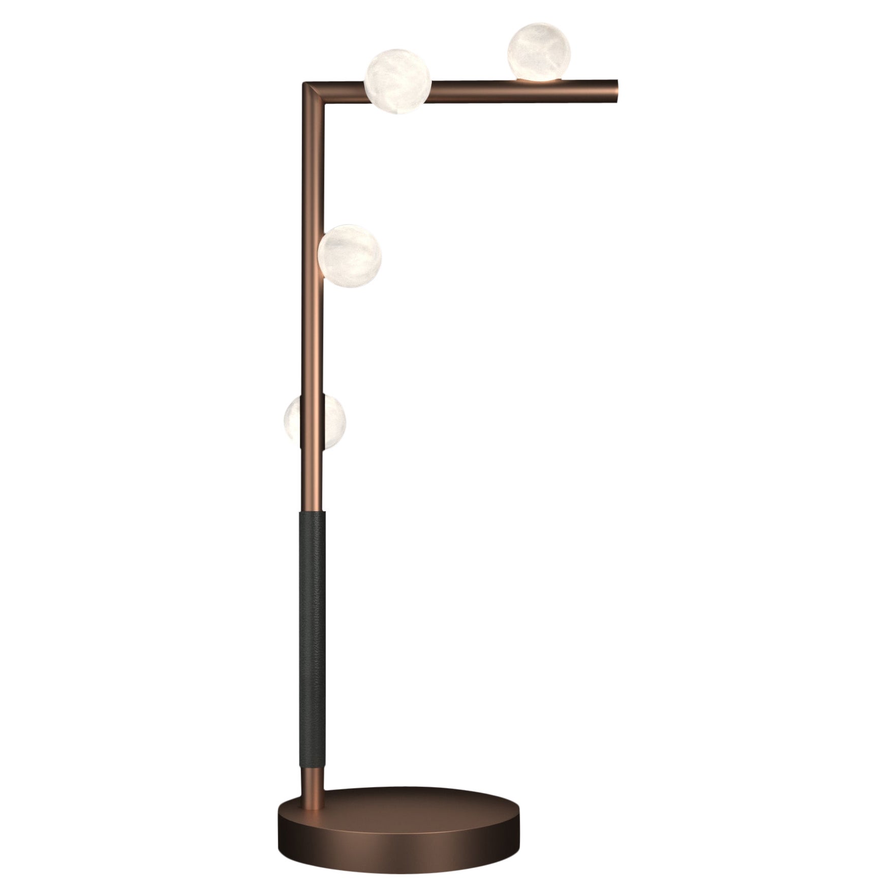 Lámpara de sobremesa Demetra de cobre by Alabastro Italiano en venta