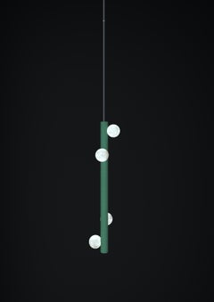 Demetra Freedom Lámpara colgante de metal verde 2 by Alabastro Italiano