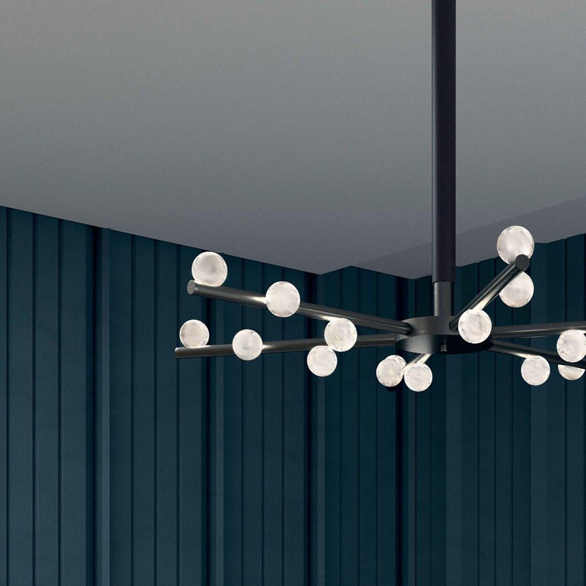 Lampadario Demetra Ruggine Of Florence di Alabastro Italiano In condizioni Nuovo in vendita a Geneve, CH