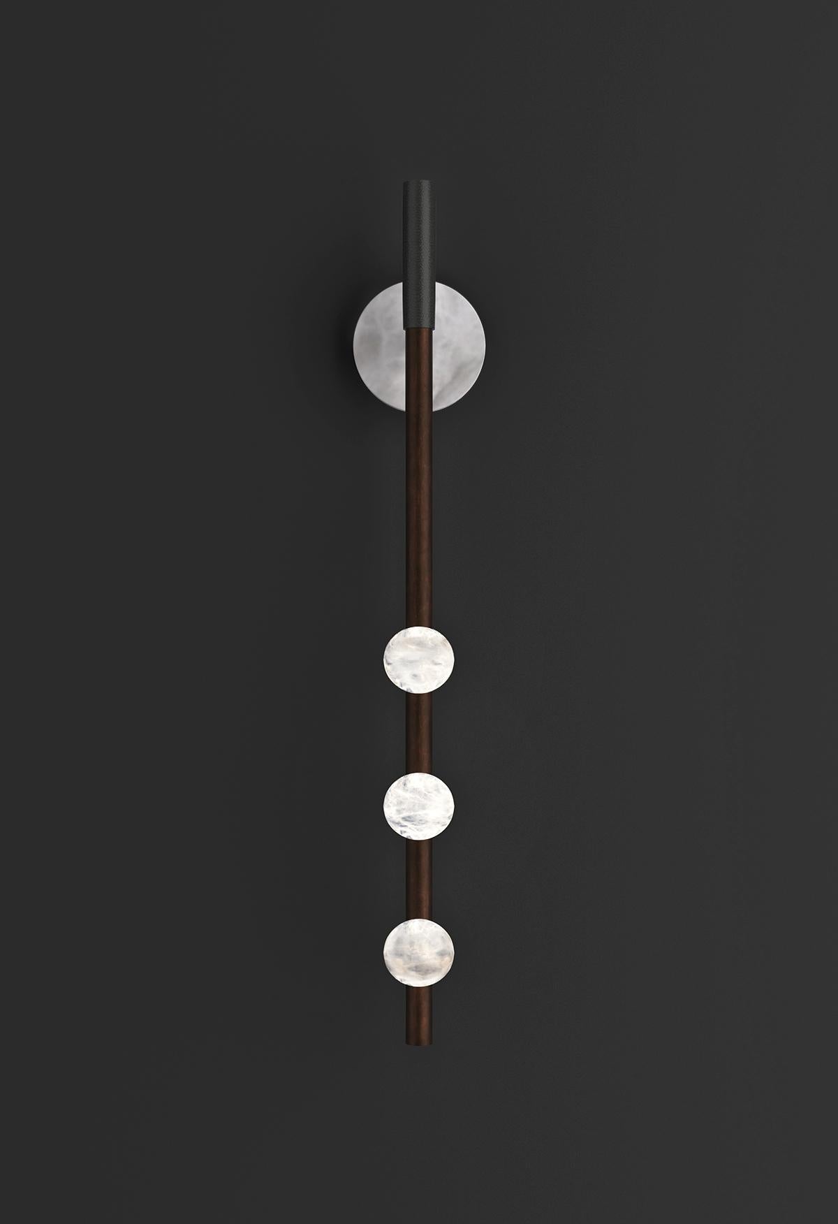 Demetra Ruggine Of Florence Metal Wall Lamp by Alabastro Italiano In New Condition For Sale In Geneve, CH