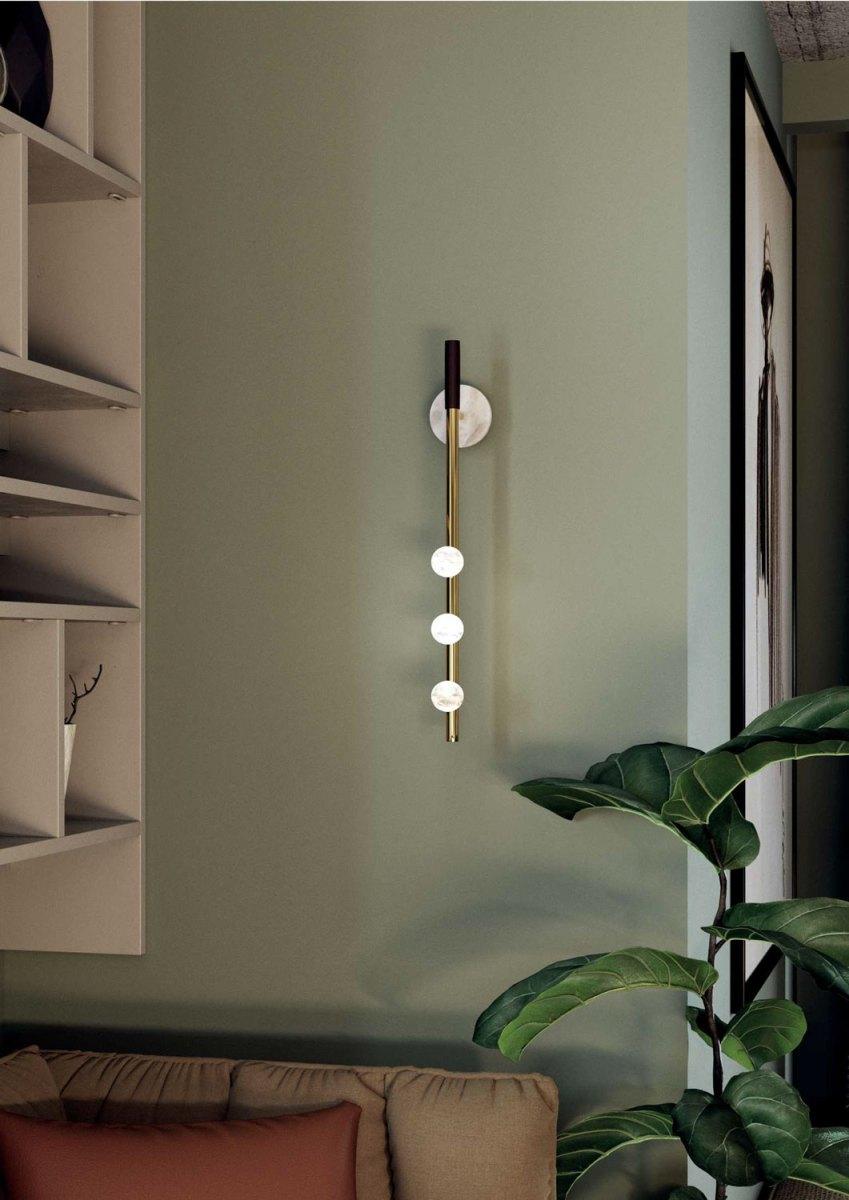 Lampada da parete in metallo oro lucido Demetra di Alabastro Italiano In condizioni Nuovo in vendita a Geneve, CH