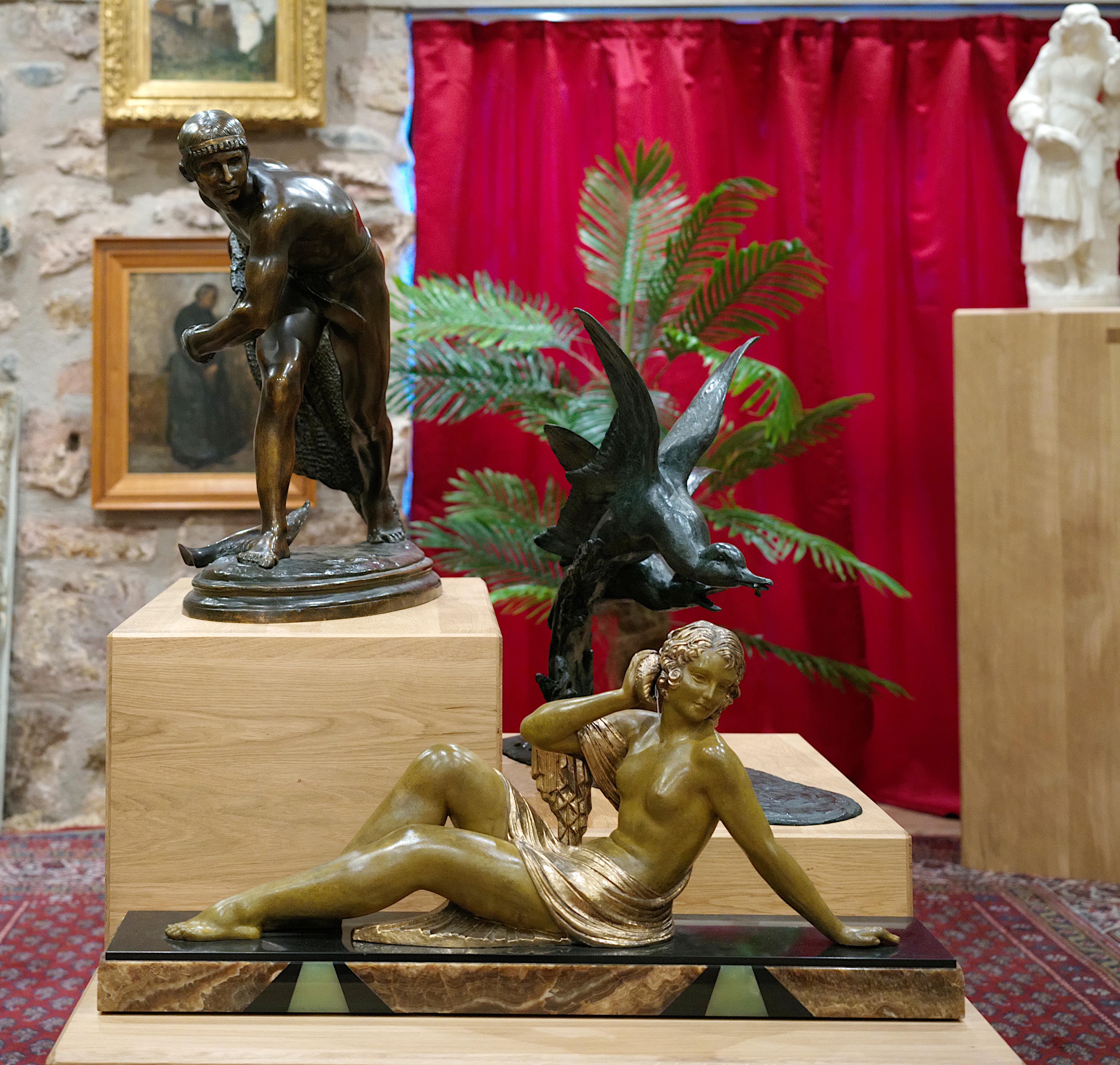 Escultura francesa Art Déco de Demetre CHIPARUS (1886-1947), Francia, años veinte. Llamada 