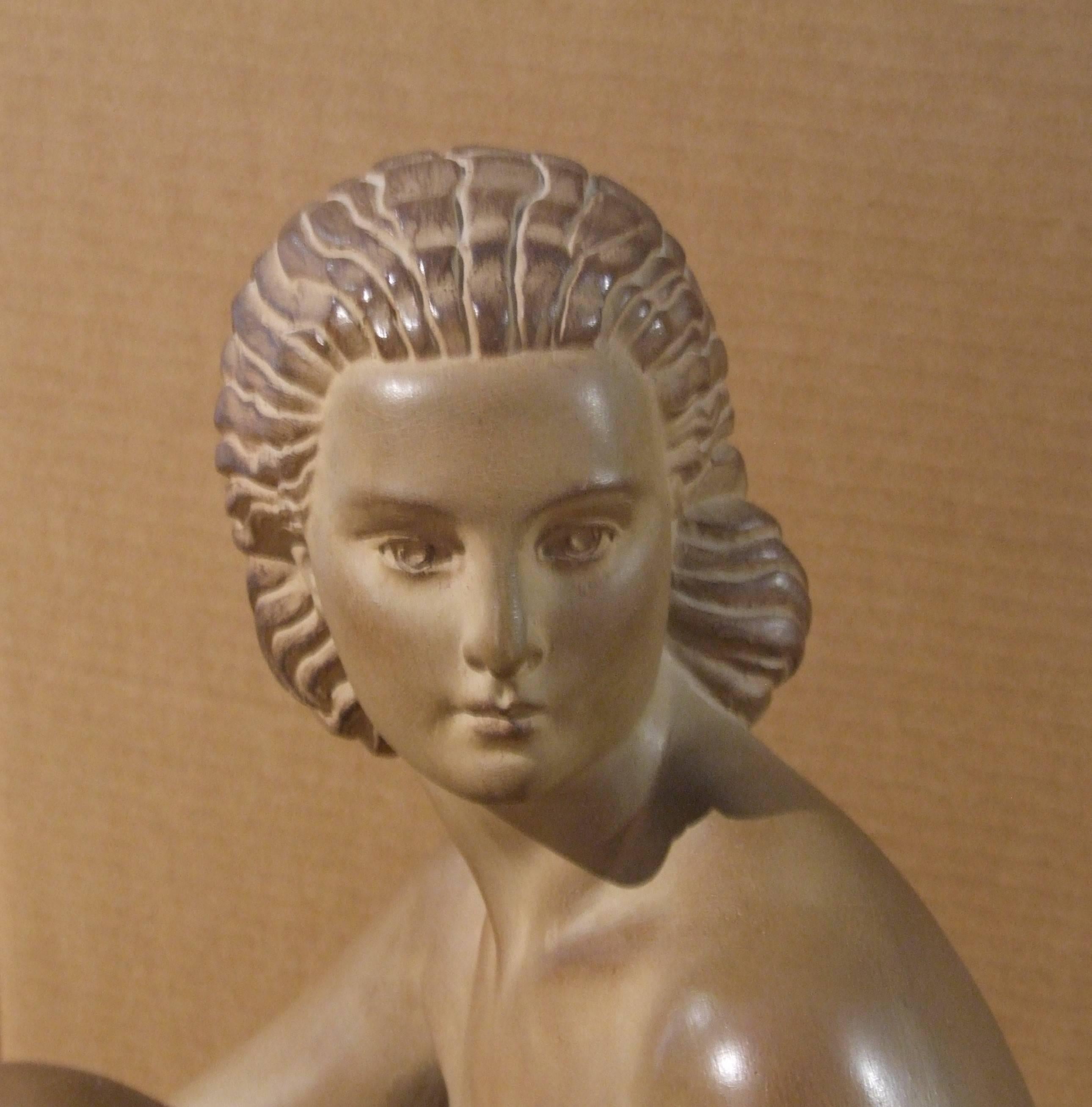 woman - Sculpture by Demetre Chiparus