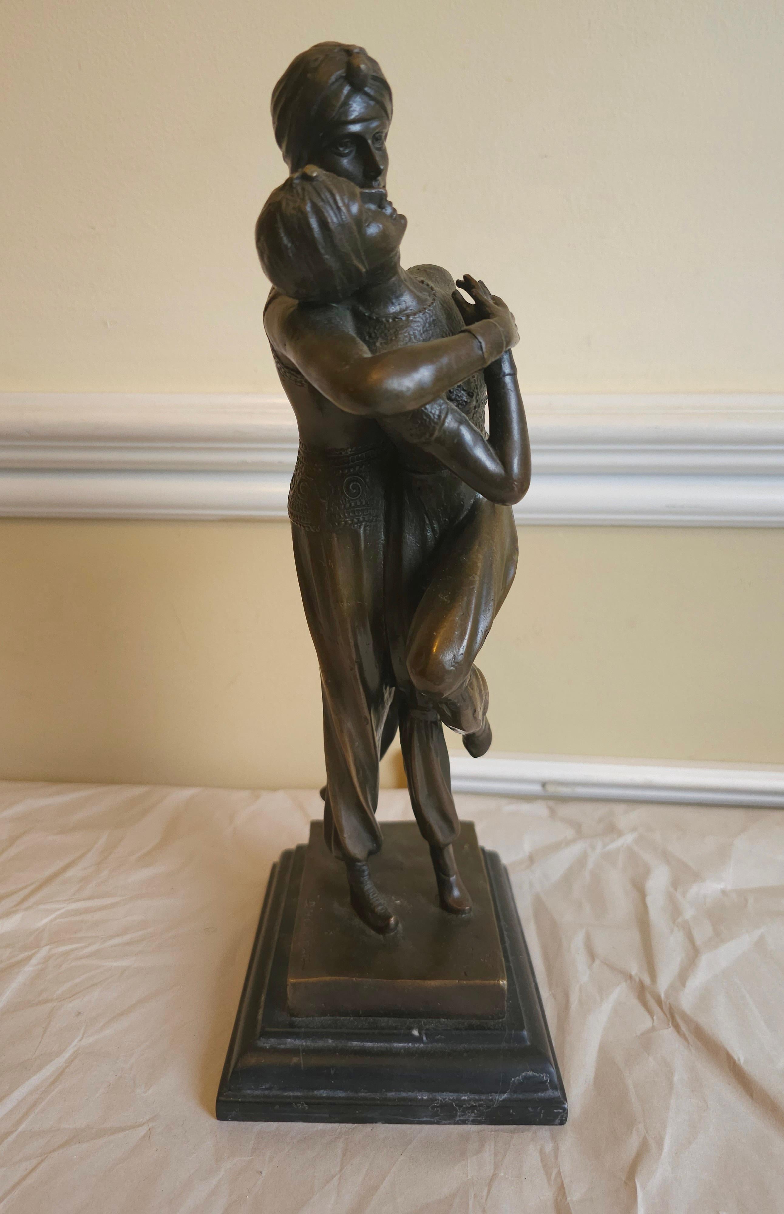 Demetre Haralamb Chiparus (1886 - 1947), Art déco-Tänzer, Bronzefiguren im Angebot 2