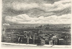 "Montmatre" original etching