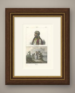 Demetrios Ypsilantis and Bouboulina, Greek Independence Heroes, 1842