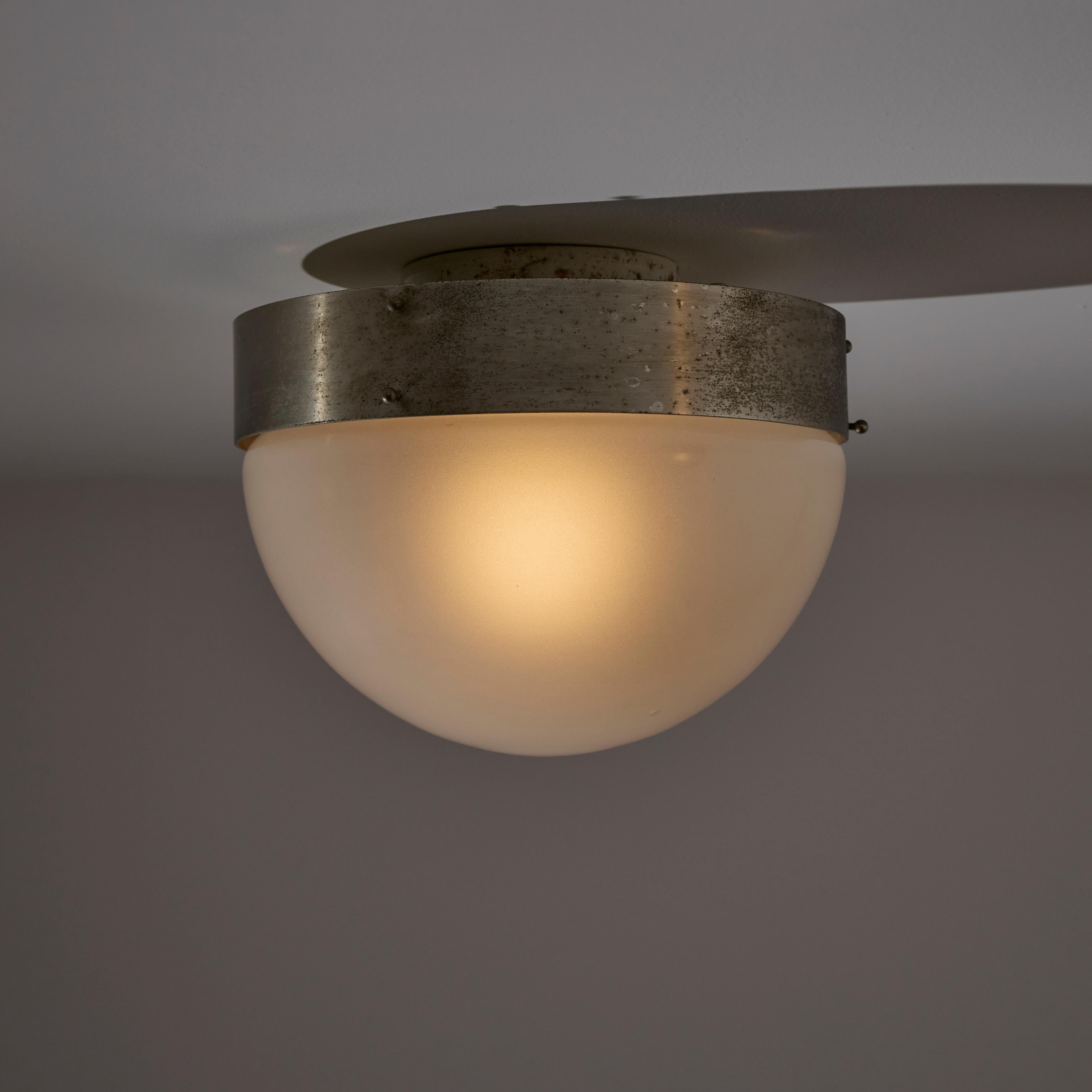 'Demi Clio' Flushmounts by Sergio Mazza for Artemide In Good Condition For Sale In Los Angeles, CA