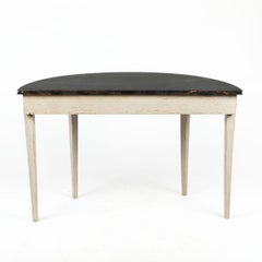 Demi-lune Console Table in Gustavian Style, Sweden