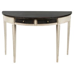 Consola Demi-lune de estilo Gustaviano, Suecia