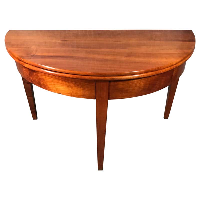 Neoclassical Demilune Table, circa 1800-30 For Sale at 1stdibs