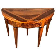 Demilune Table, South West Germany 1810, Walnut