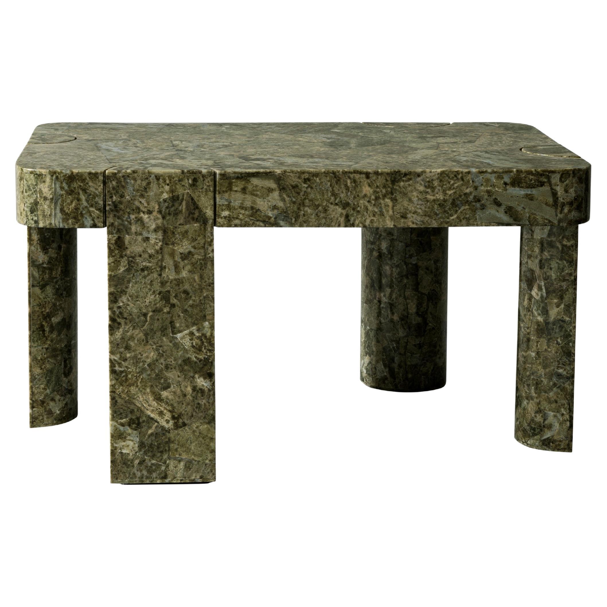 Demi Side Table II by DeMuro Das in Vesuvianite For Sale