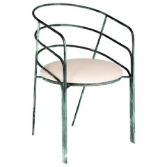 DeMille, Indoor/Outdoor Verdigris Stainless Steel Dining Chair by Laun
