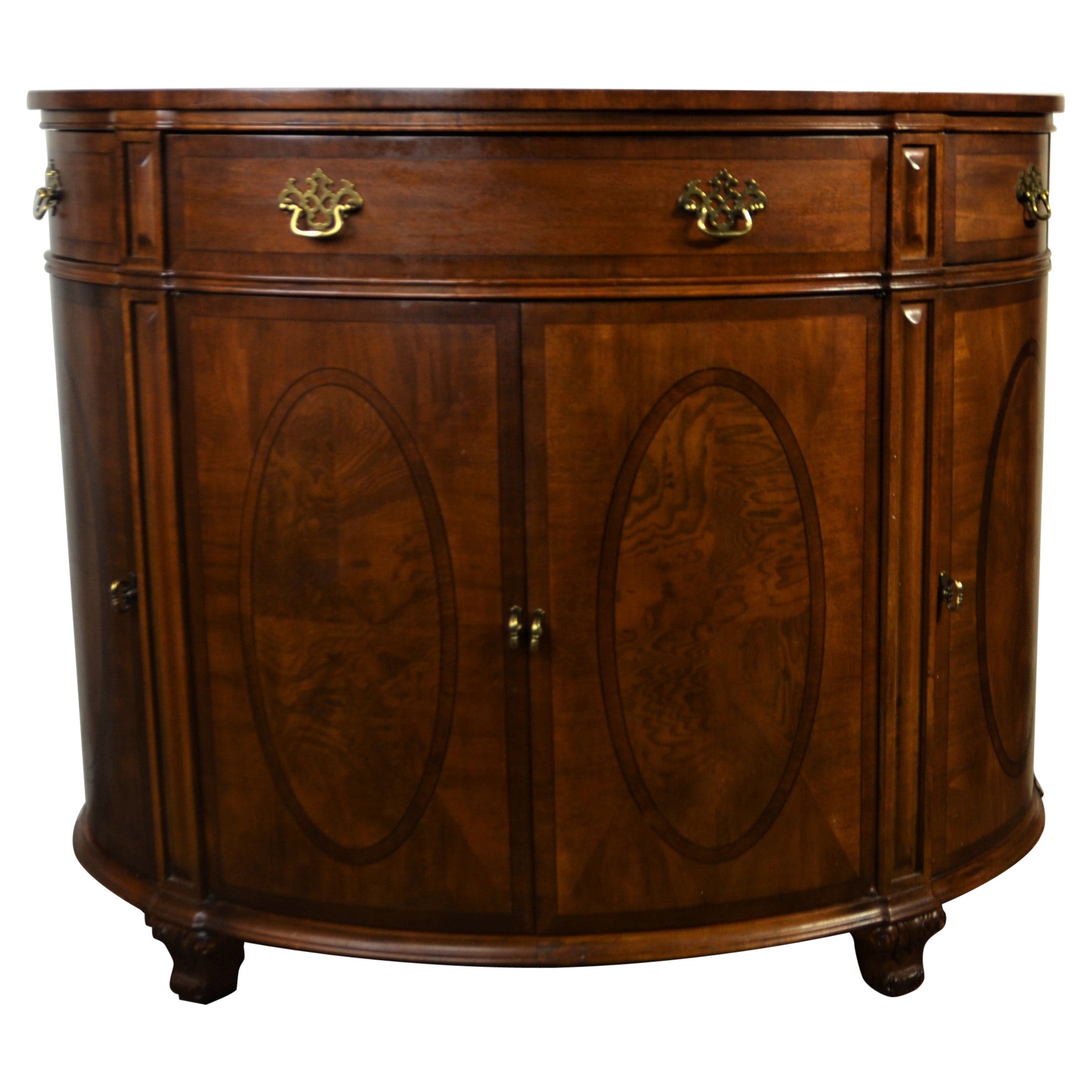 Demilune Console Cabinet