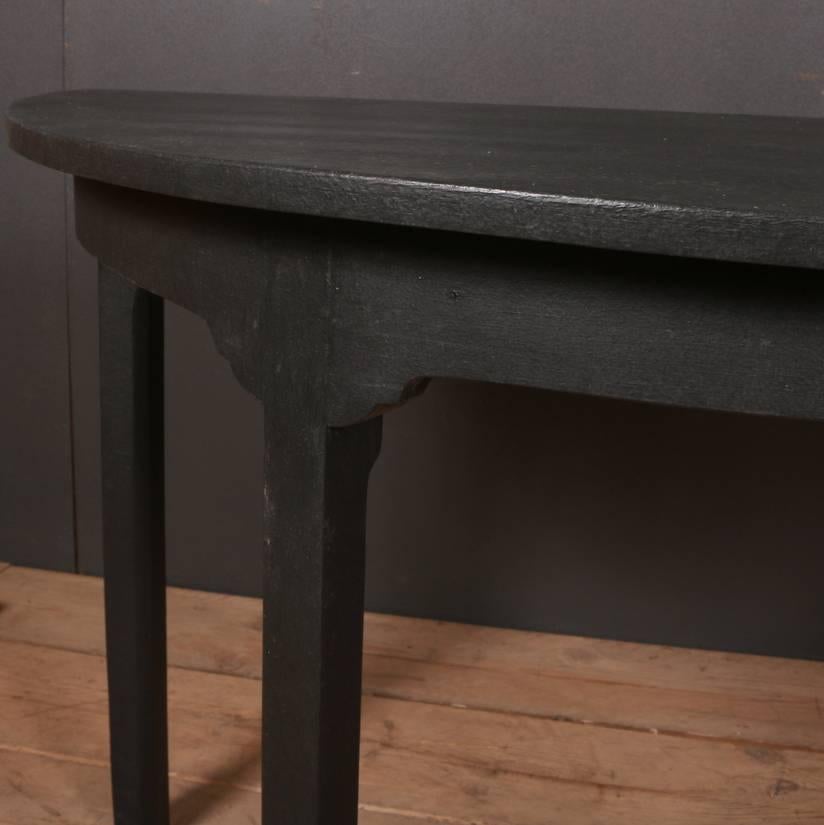 George III Demilune Console Tables