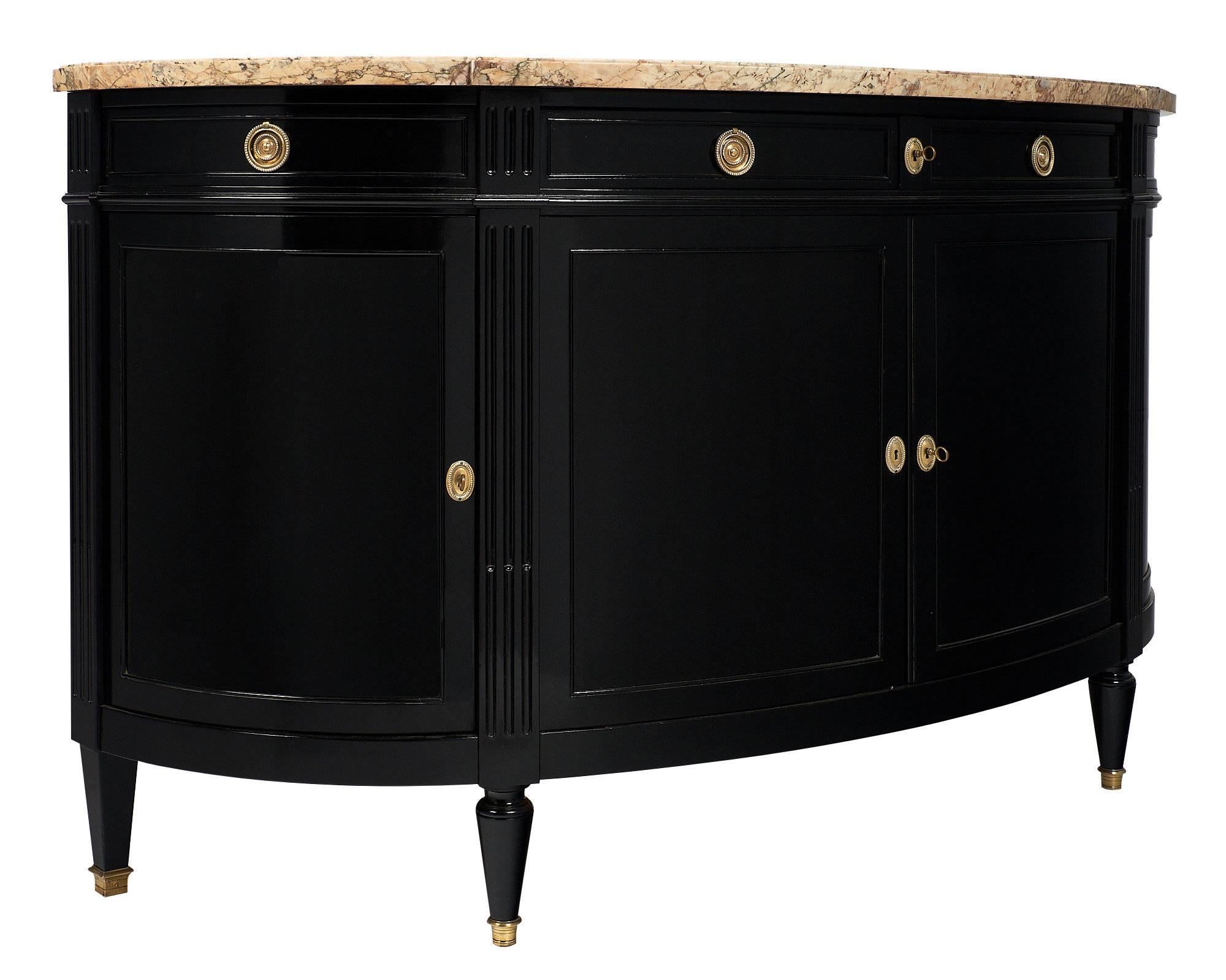 French Demilune Louis XVI Style Buffet