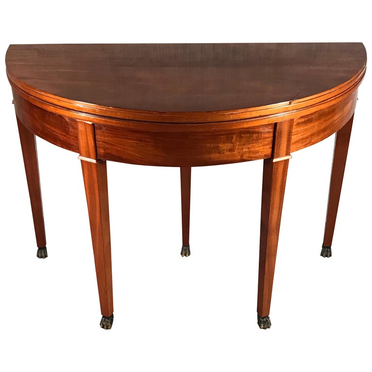 Demilune Table, France 18601880, Mahogany at 1stDibs