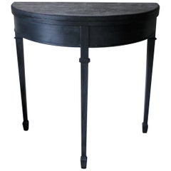 Demilune Table, Side Table, Card Table, Occasional Table