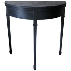 Demilune Table, Side Table, Card Table, Occasional Table