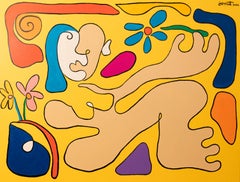 Demit Omphroy - Nudo reclinato, Pittura 2022