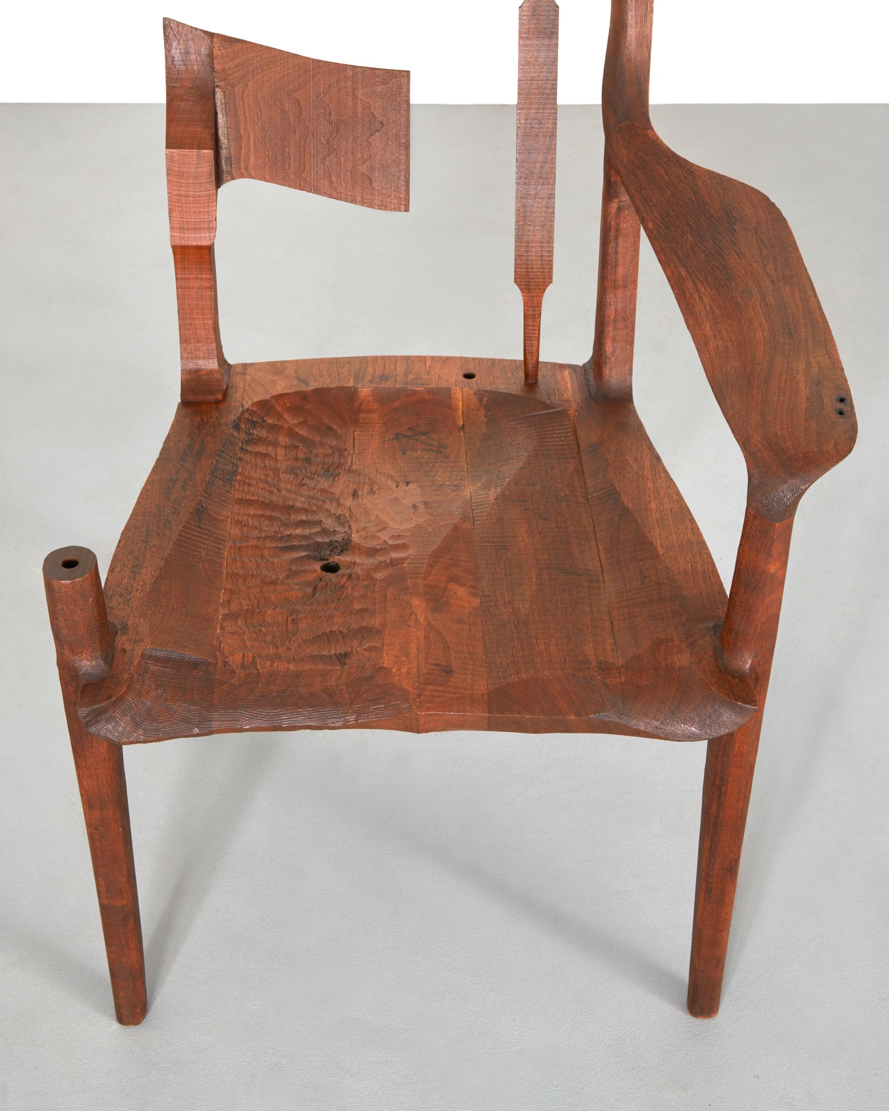 Demo Half-Chair by Sam Maloof In Excellent Condition In New York, NY