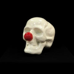 CONTEMPORARY Artwork, Clown Skull Sculpture by Demo 2022