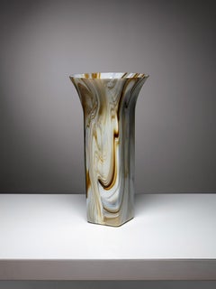 Vase "Démodé" en verre de Murano par Sergio Asti pour Venini, Italie, années 1960