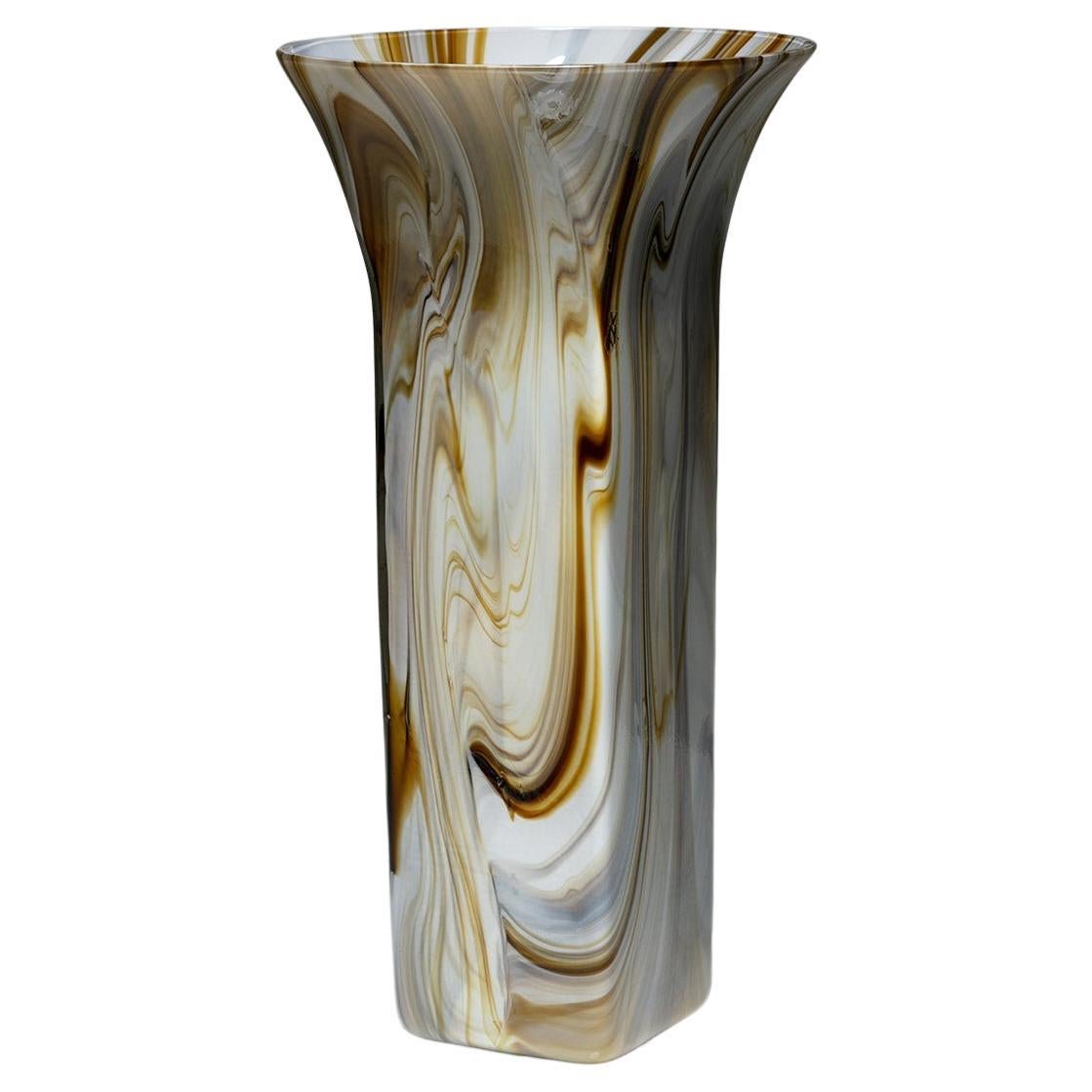 "Démodé" Murano Glass Vase by Sergio Asti for Venini, Italy, 1960s