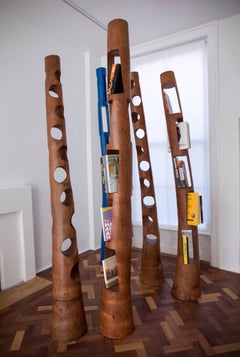 Contemporary "Demoiselle" Bookcase by Jean Servais Somian, 2015