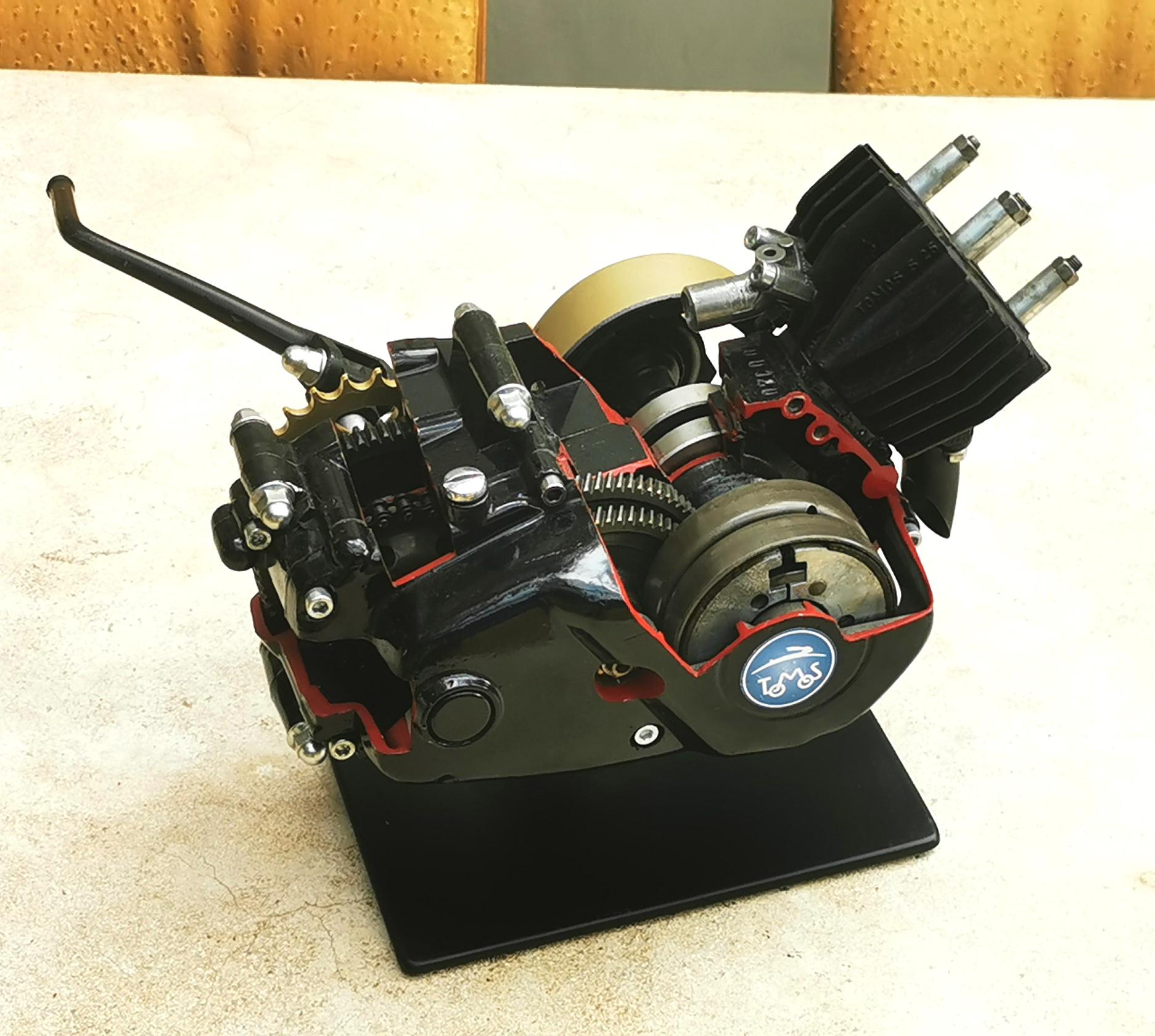 Cast Demonstration Model Moped 60's Engine Tomos  For Sale