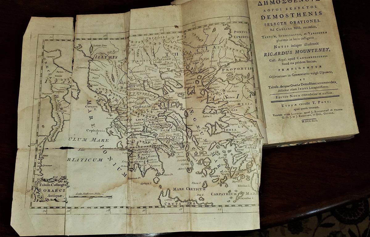 Demosthenis Selectae Orationes par Richard Mounteney 1791 7e édition en vente 4