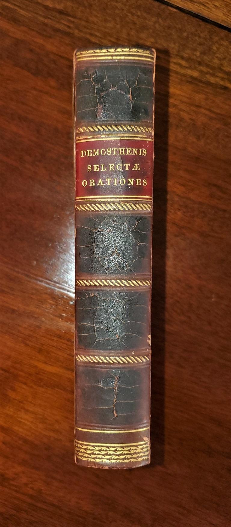Demosthenis Selectae Orationes par Richard Mounteney 1791 7e édition en vente 6