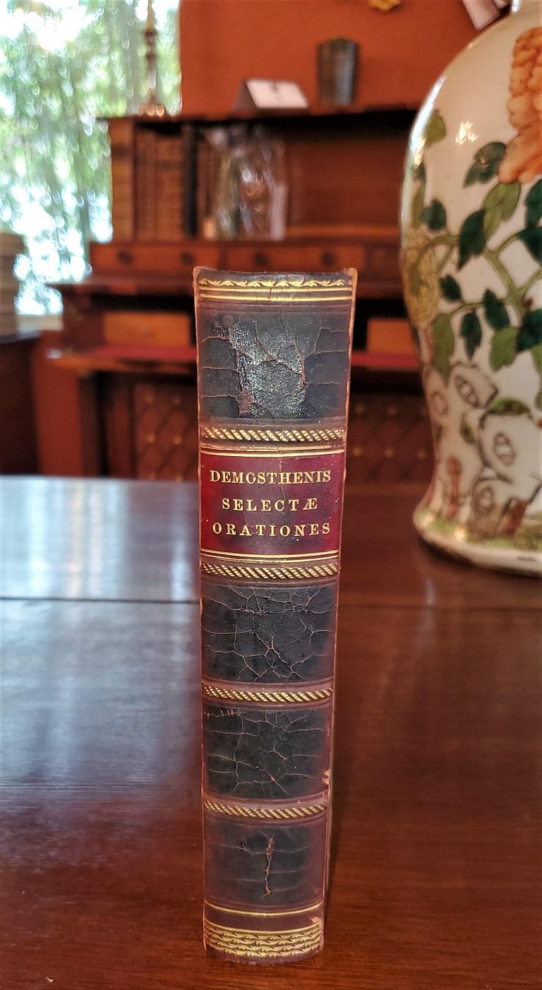 Demosthenis Selectae Orationes par Richard Mounteney 1791 7e édition Bon état - En vente à Dallas, TX