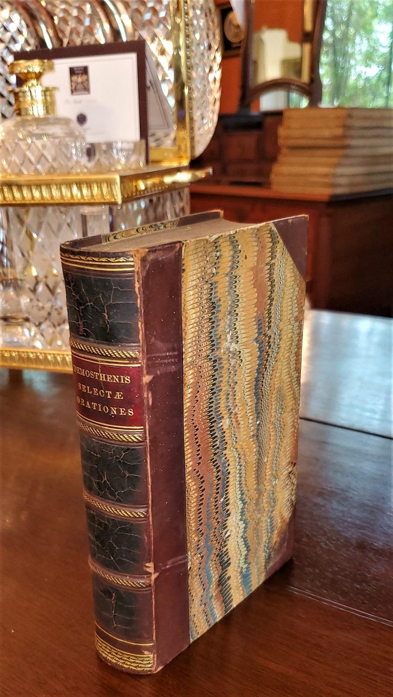 XVIIIe siècle et antérieur Demosthenis Selectae Orationes par Richard Mounteney 1791 7e édition en vente