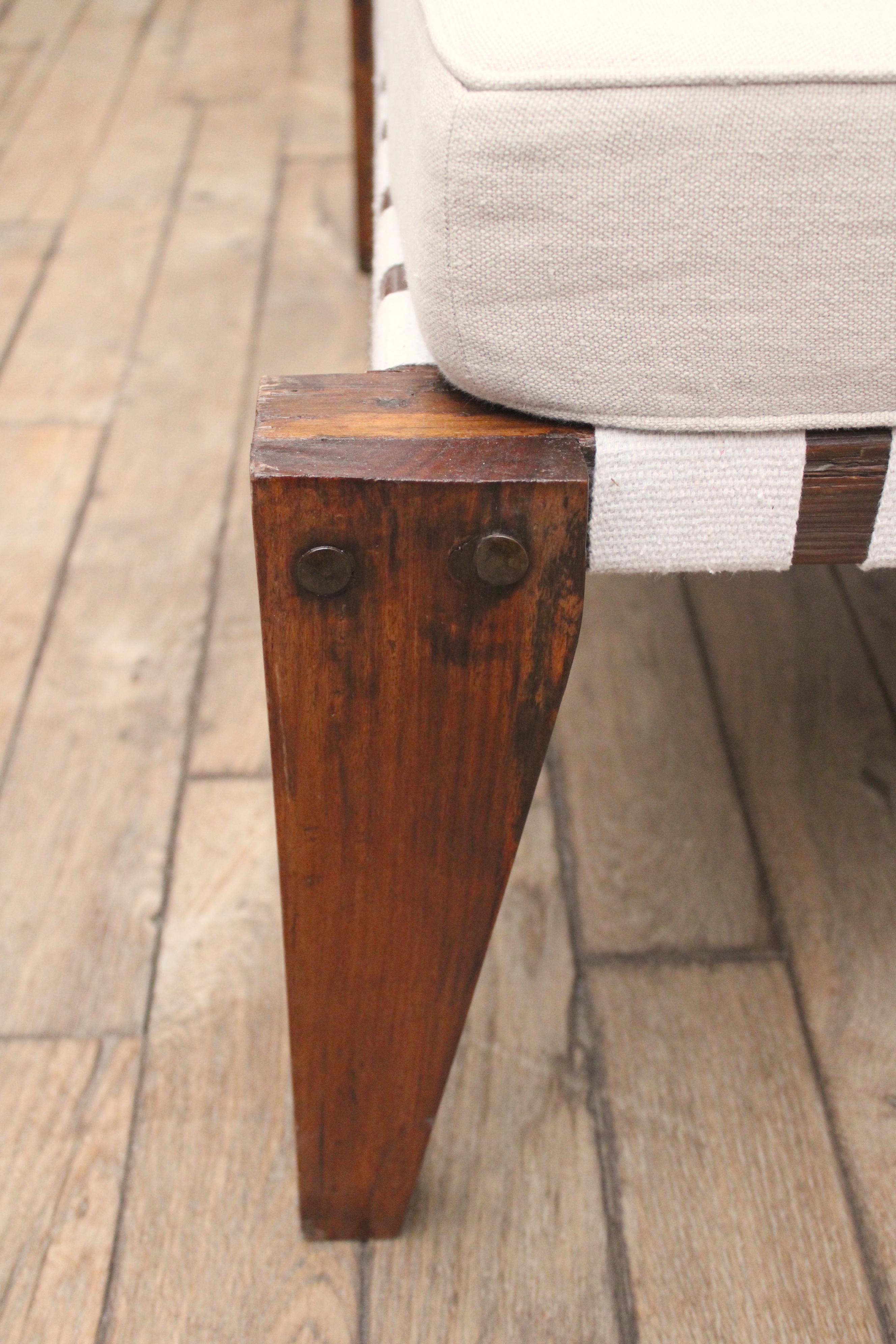 Indian Demountable Day Bed by Pierre Jeanneret For Sale