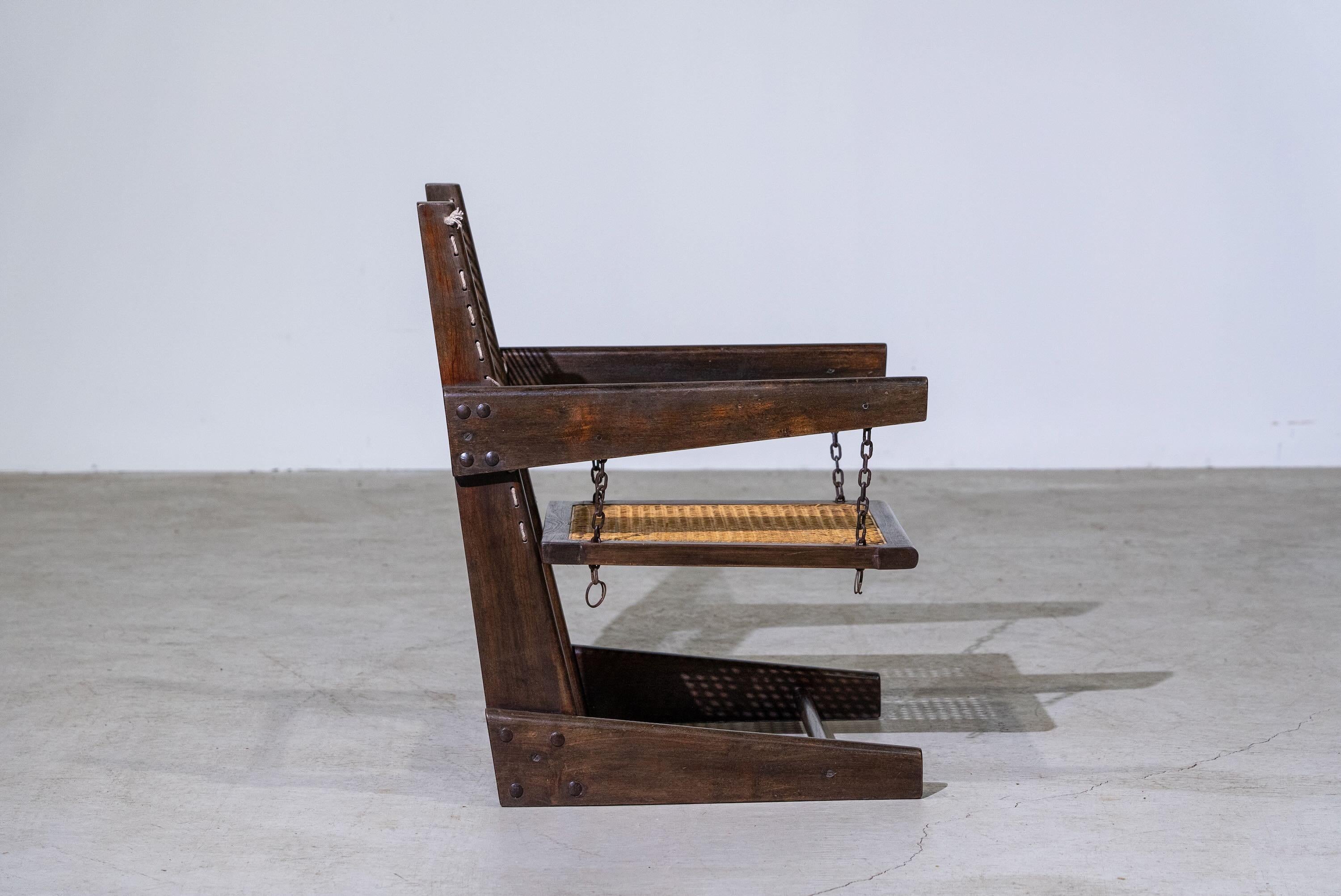 Silla desmontable Take Down de Pierre Jeanneret, ca.1953-54 Moderno de mediados de siglo en venta