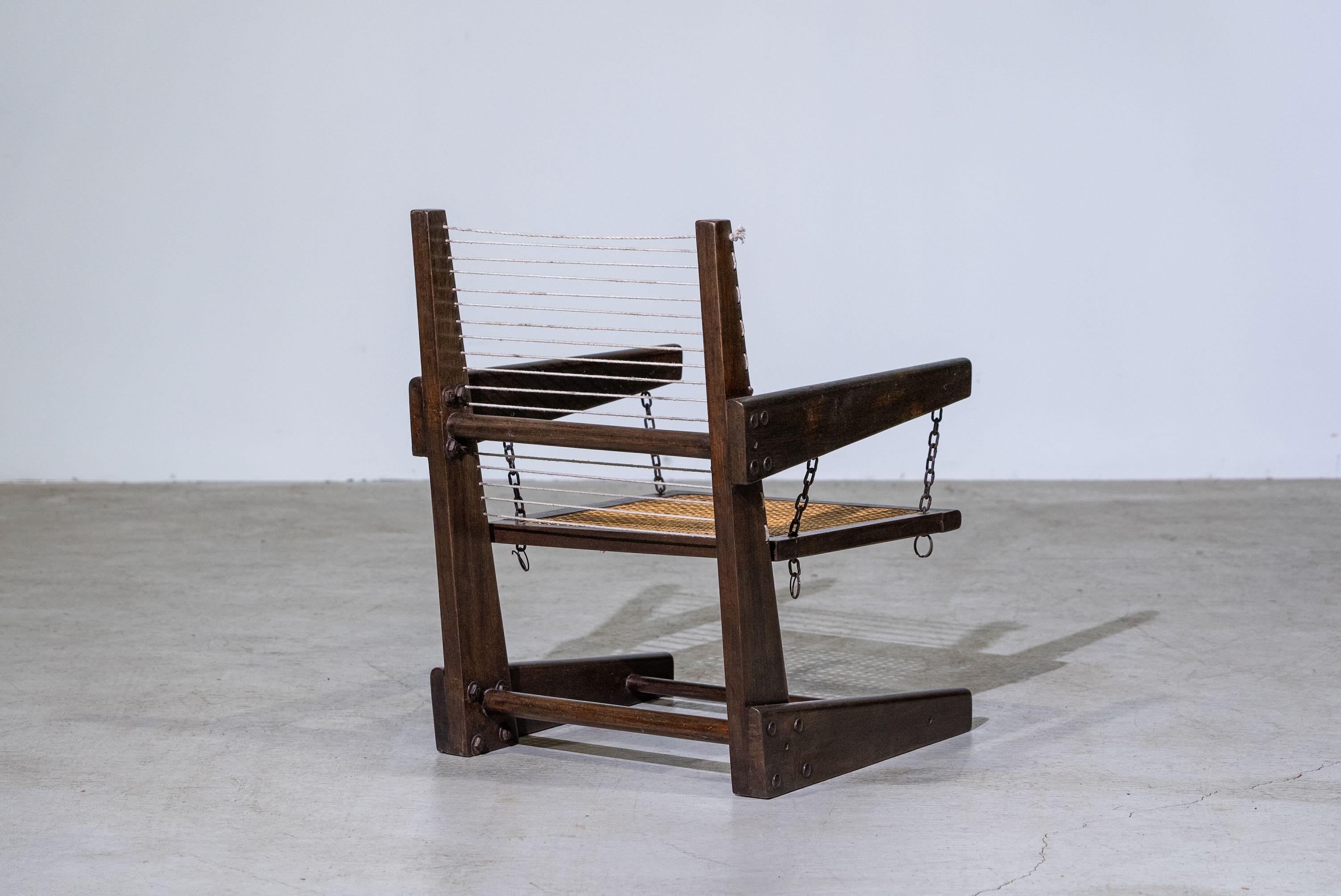 Silla desmontable Take Down de Pierre Jeanneret, ca.1953-54 Indio en venta
