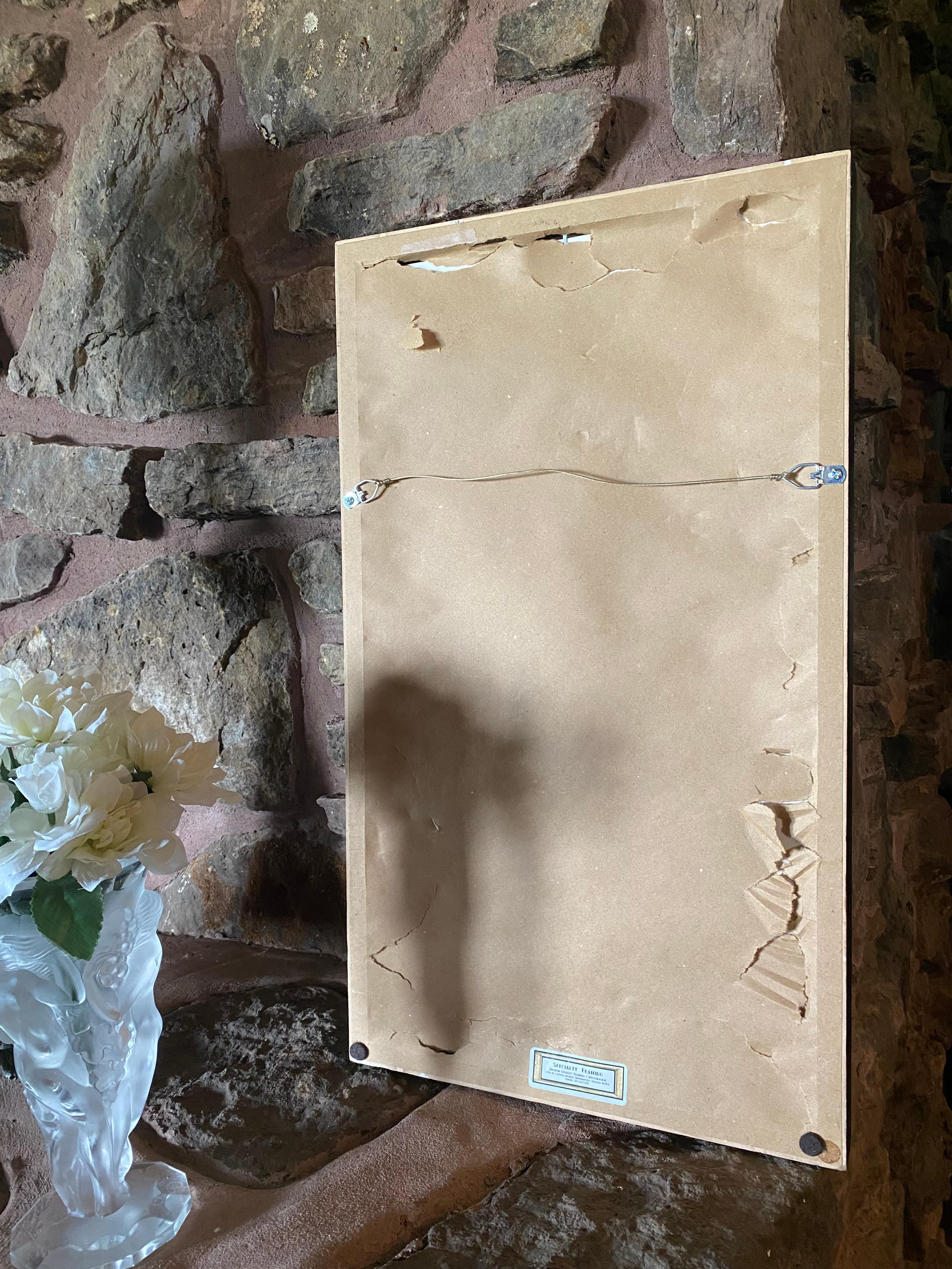 Dipinto a mano Acquerello pudico di donna in posa pensierosa in vendita
