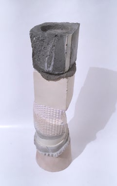 Layered Votive Sculpture (Pink/Grey/White), 2020