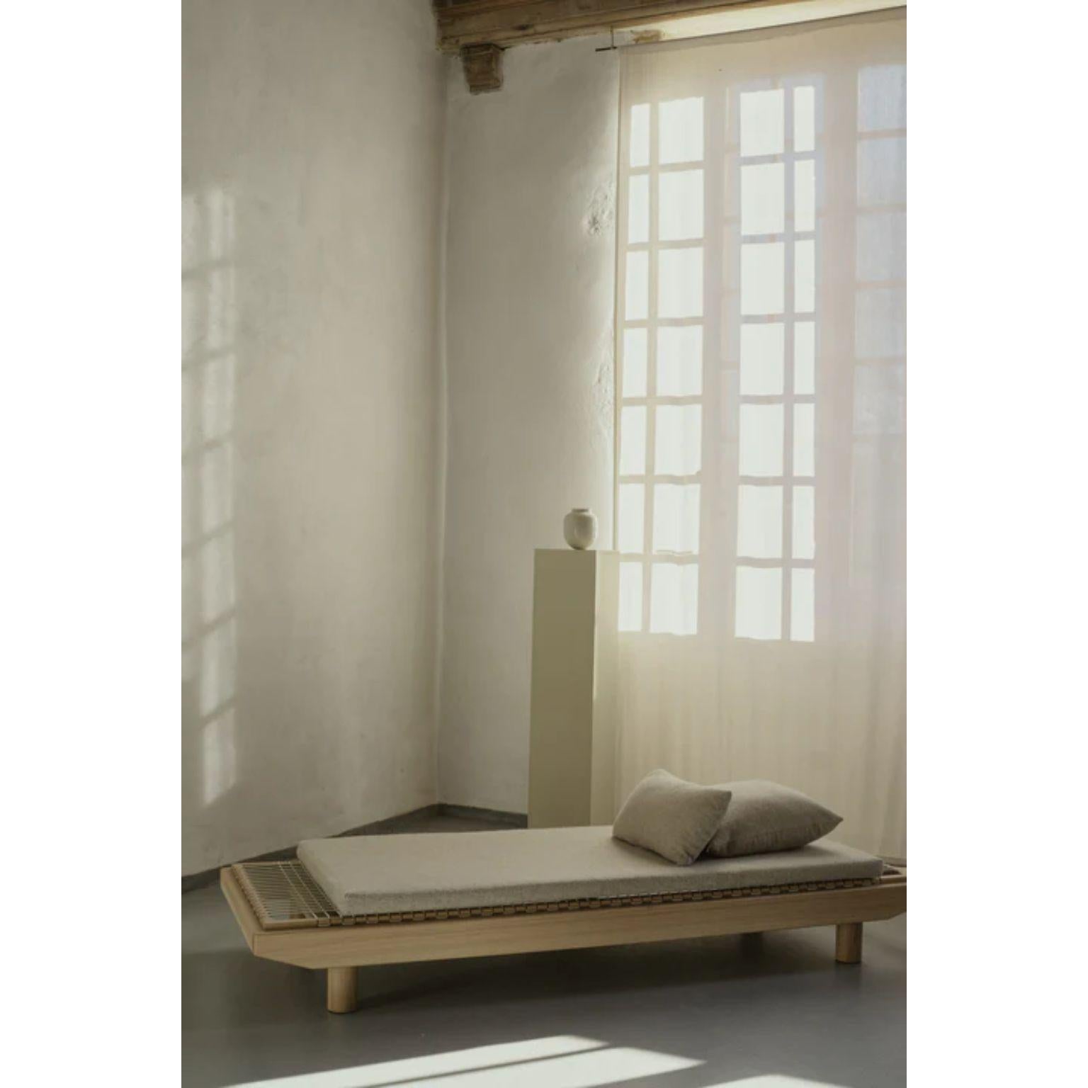Other Dena Wool Ecru Daybed by La Lune For Sale