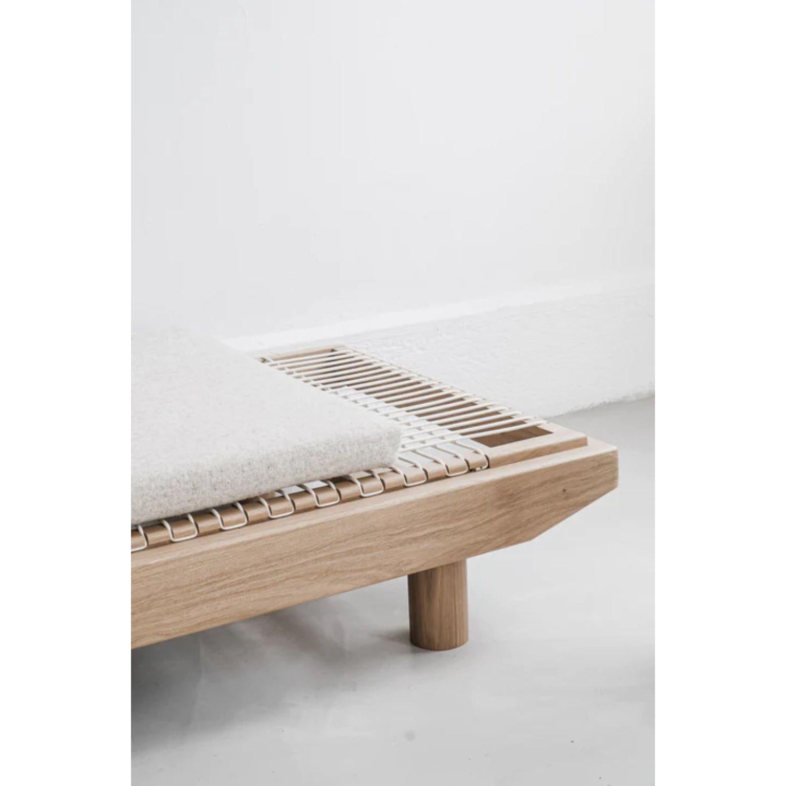 Dena Wool Greige Daybed by La Lune In New Condition In Geneve, CH