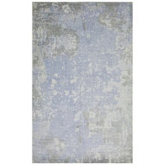 Denali, Contemporary Abstract Loom Knotted Area Rug, Cream