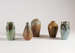 Denbac - Denert & Balichon, Vase à glaçure brune, France, début du 20e siècle