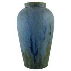 Denbac, France, Vase in Glazed Ceramics, 1940s