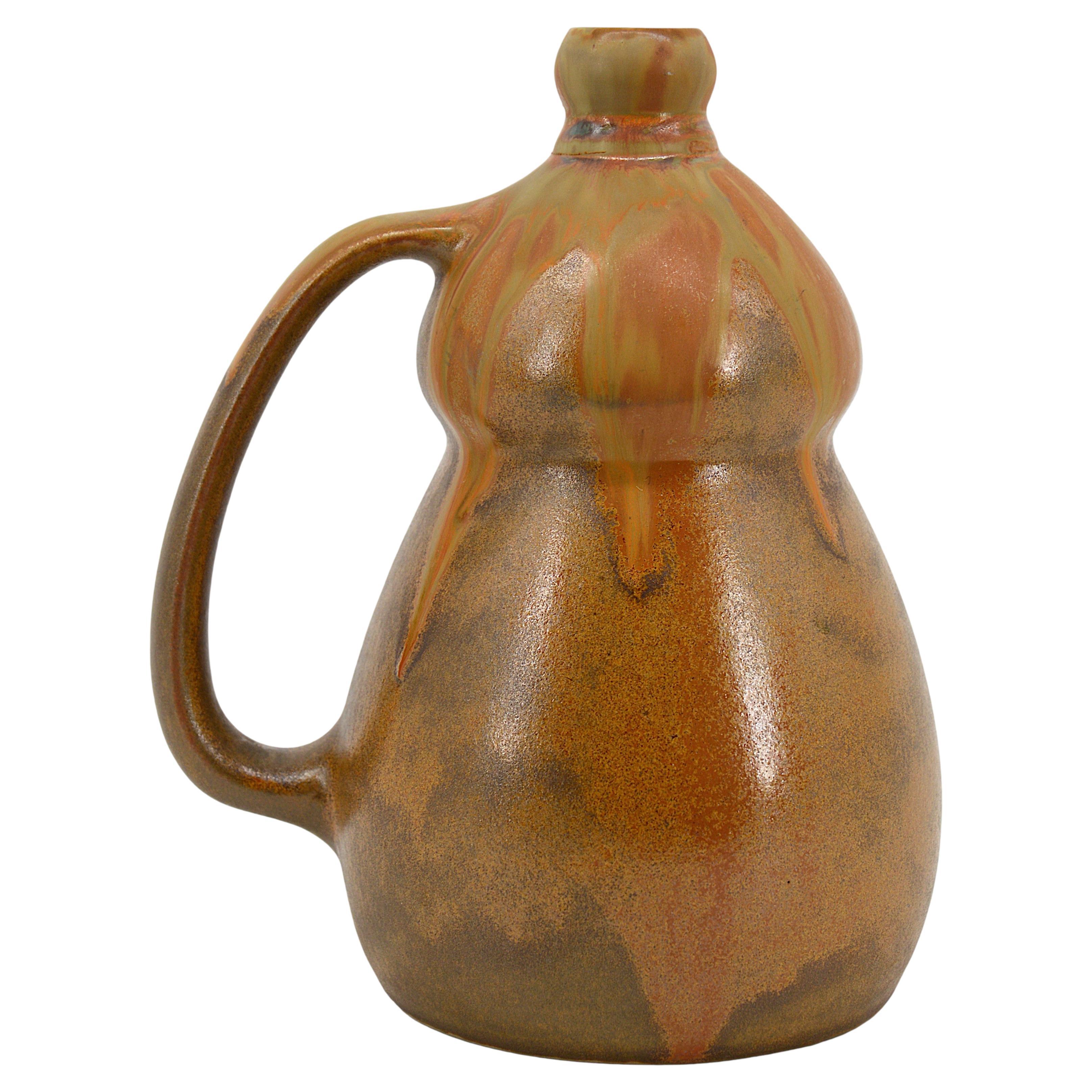 Denbac Bottiglia in gres Art Deco francese per Cointreau 1920
