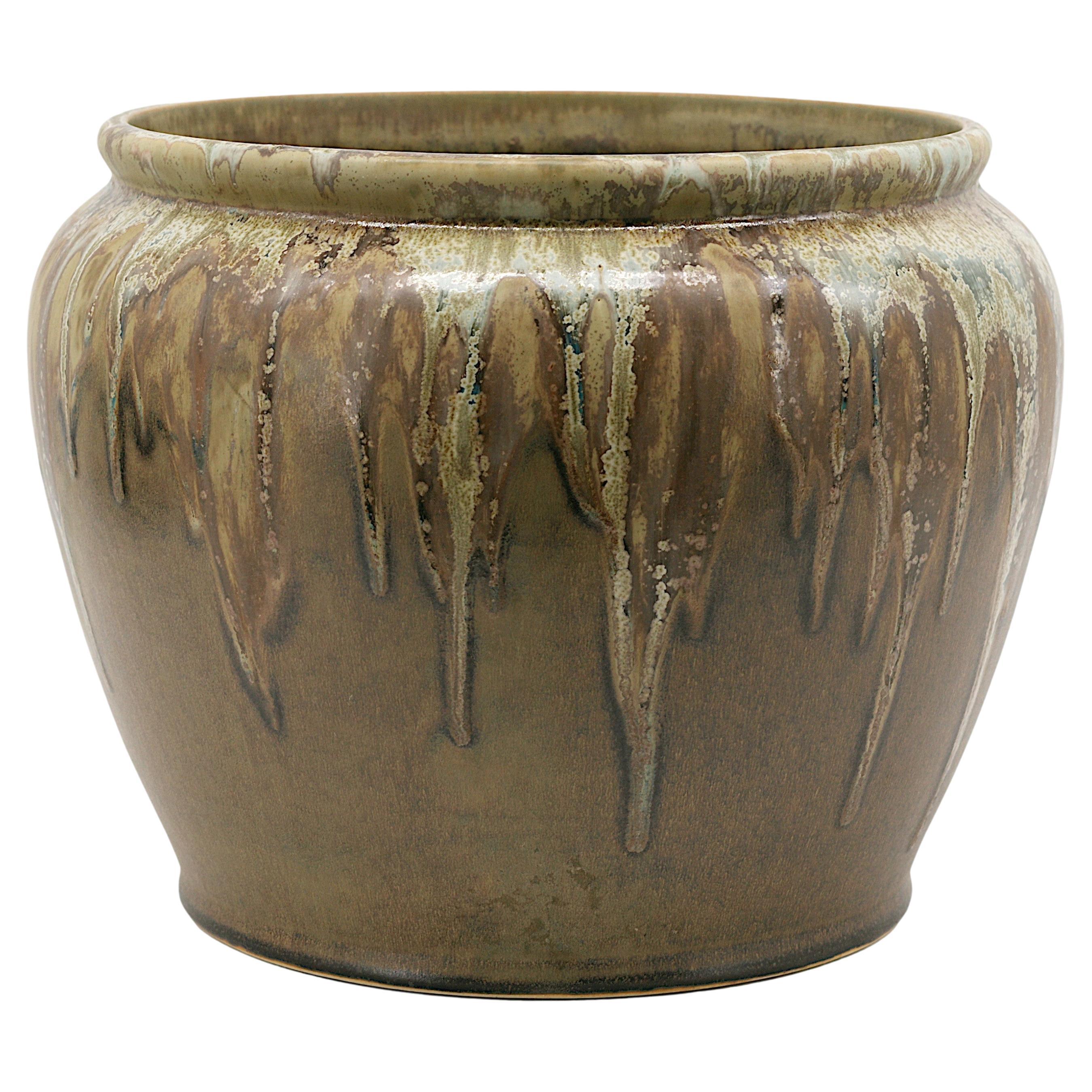 DENBAC French Art Deco Stoneware Planter, 1910s