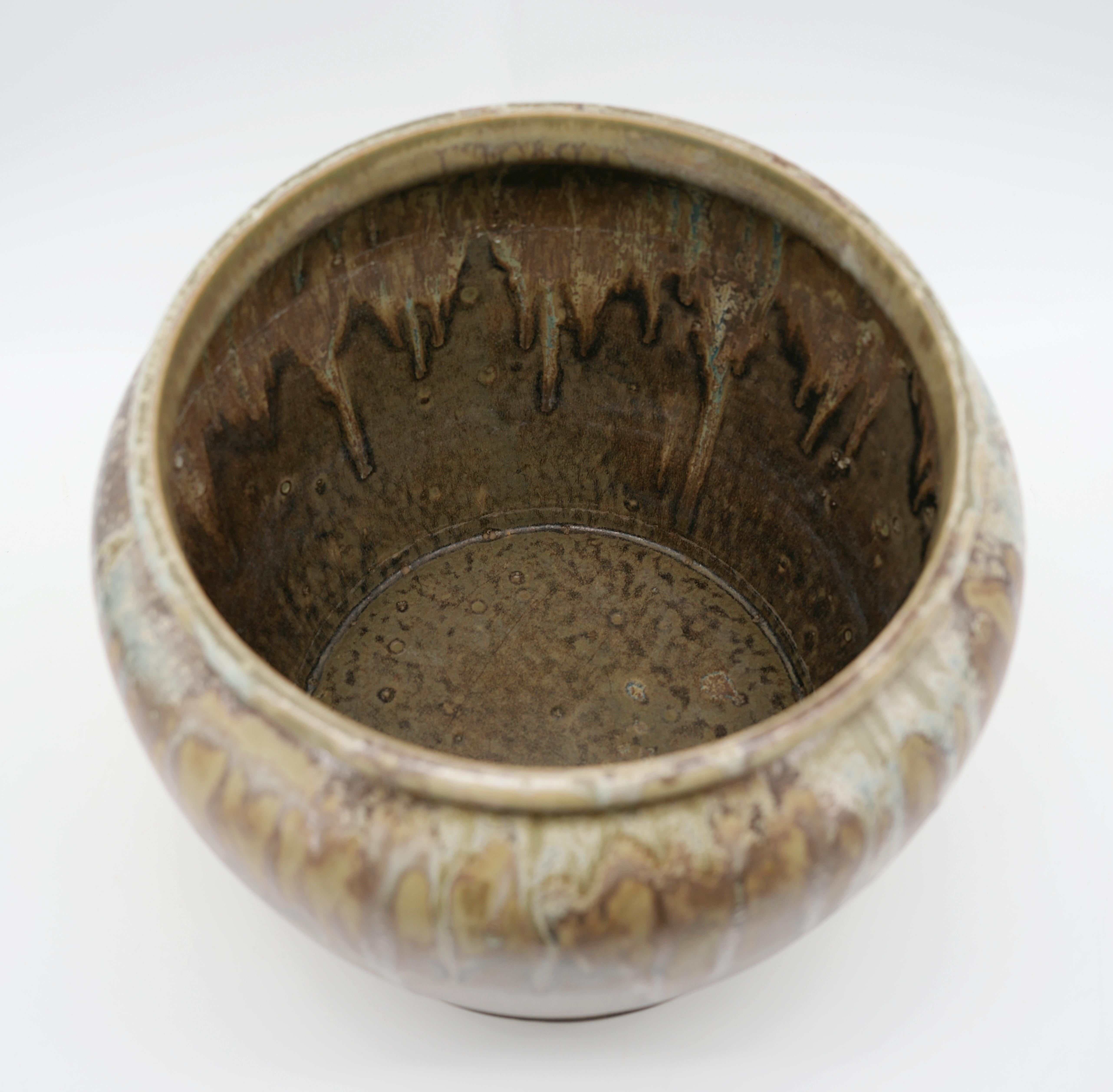 Fioriera in gres francese Art Deco di Denbac, anni '10 del XIX secolo in vendita 3