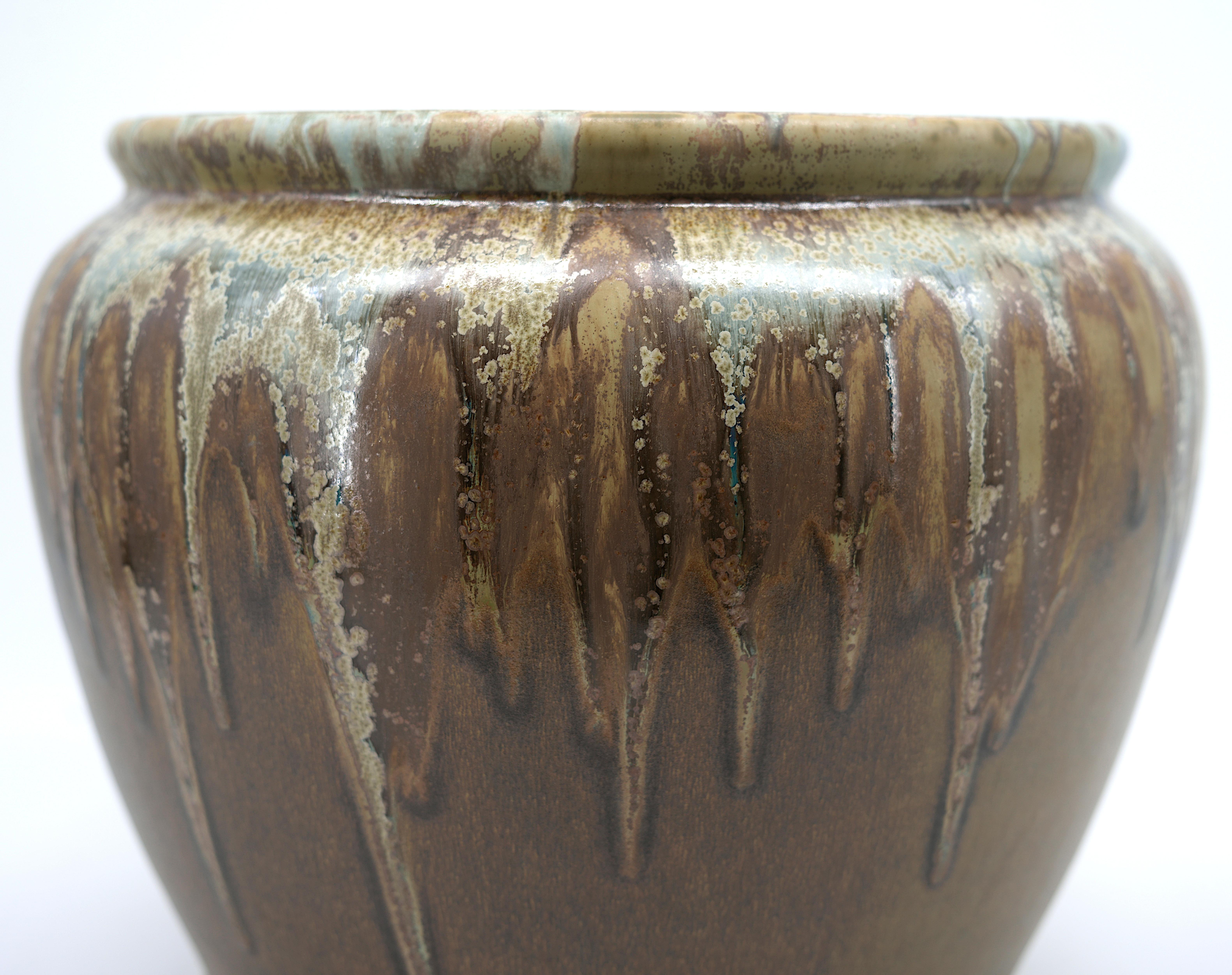 Fioriera in gres francese Art Deco di Denbac, anni '10 del XIX secolo in vendita 4