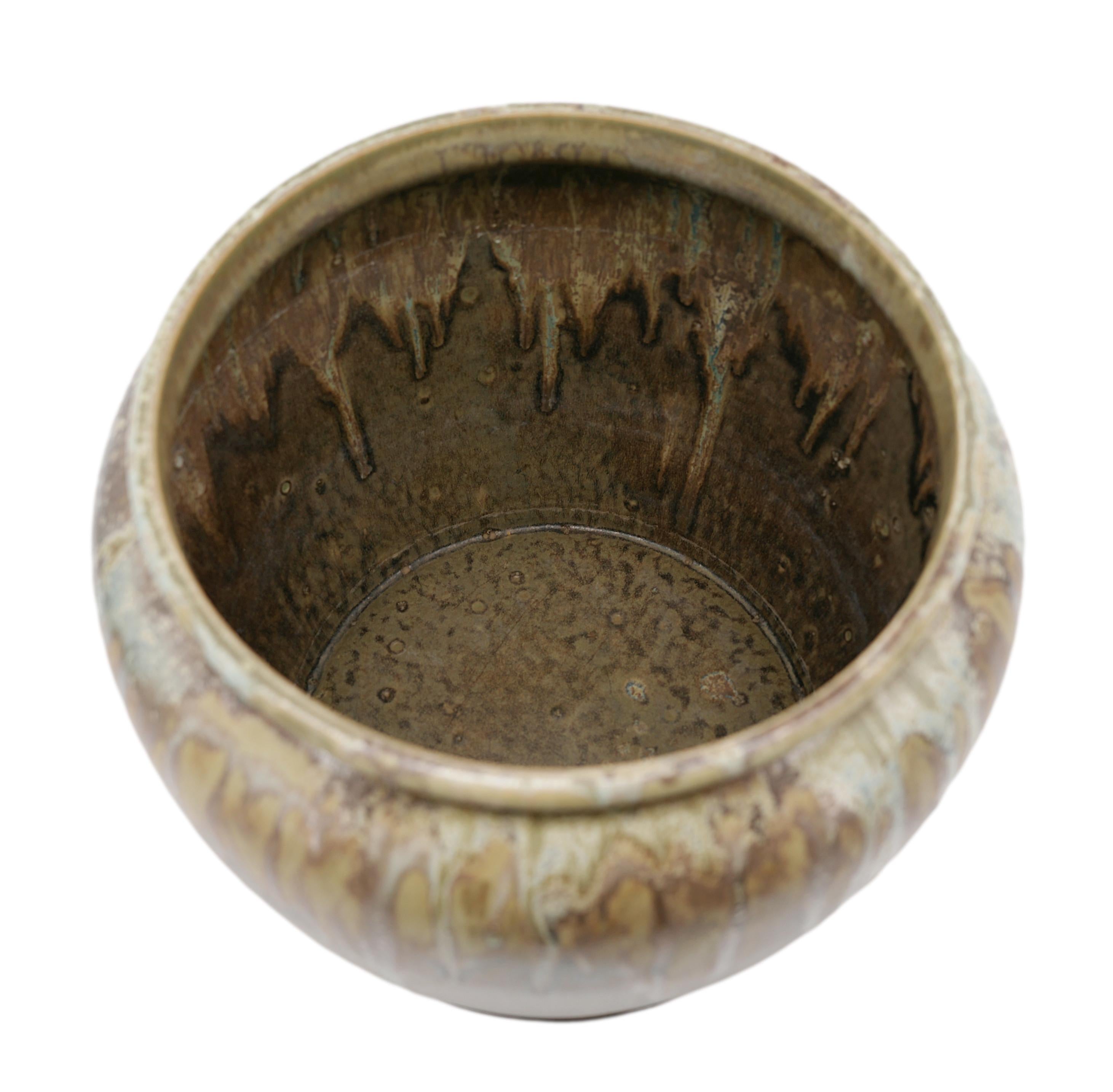 Fioriera in gres francese Art Deco di Denbac, anni '10 del XIX secolo In condizioni ottime in vendita a Saint-Amans-des-Cots, FR